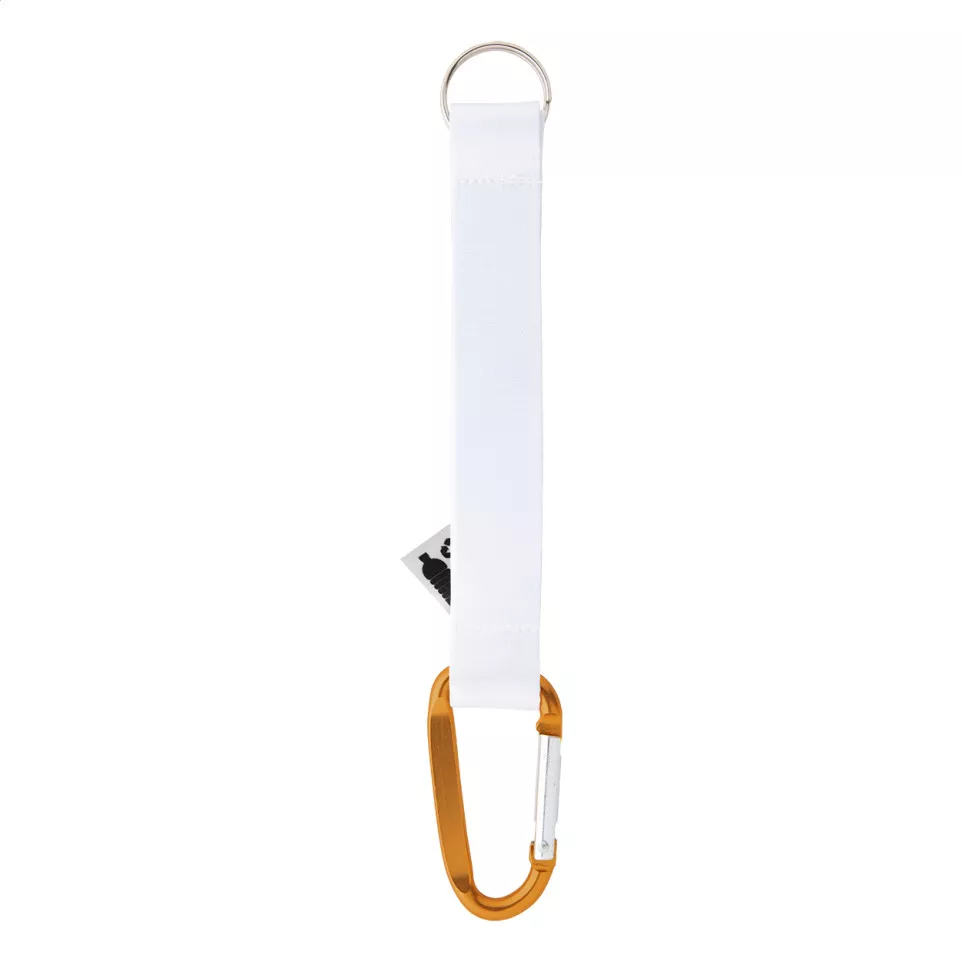 Subiner RPET orange blanc porte-clés...