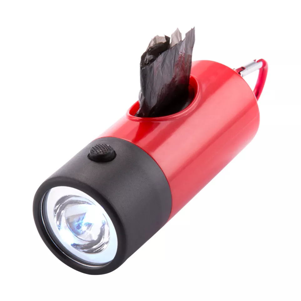 Degs red  dog waste bag dispenser 