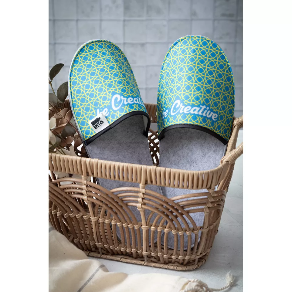 CreaFelt Slip blanc gris Pantoufles...