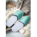 CreaFelt Slip blanc gris Pantoufles en RPET 41-43