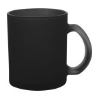Forsa black  glass mug 