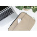 Rebyss Comp beige  recycled canvas laptop bag 