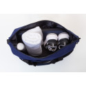 Rebyss Travel donker blauw  reistas van gerecycled canvas 