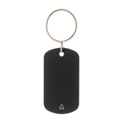Ralutag zwart  sleutelhanger 