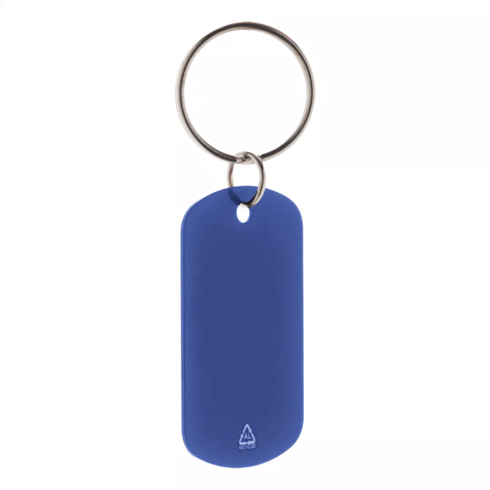 Ralutag blauw  sleutelhanger 