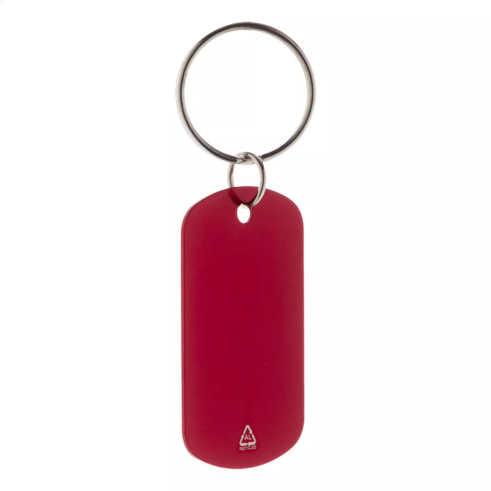 Ralutag rood  sleutelhanger 