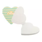 CreaStick Seed Heart blanc  Bloc-notes coeur 