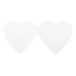 CreaStick Seed Heart wit  custom made sticky notitieblok 