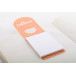 CreaStick Seed Mark B white  custom bookmark 