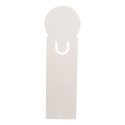 Relact Mark white  milk carton bookmark 