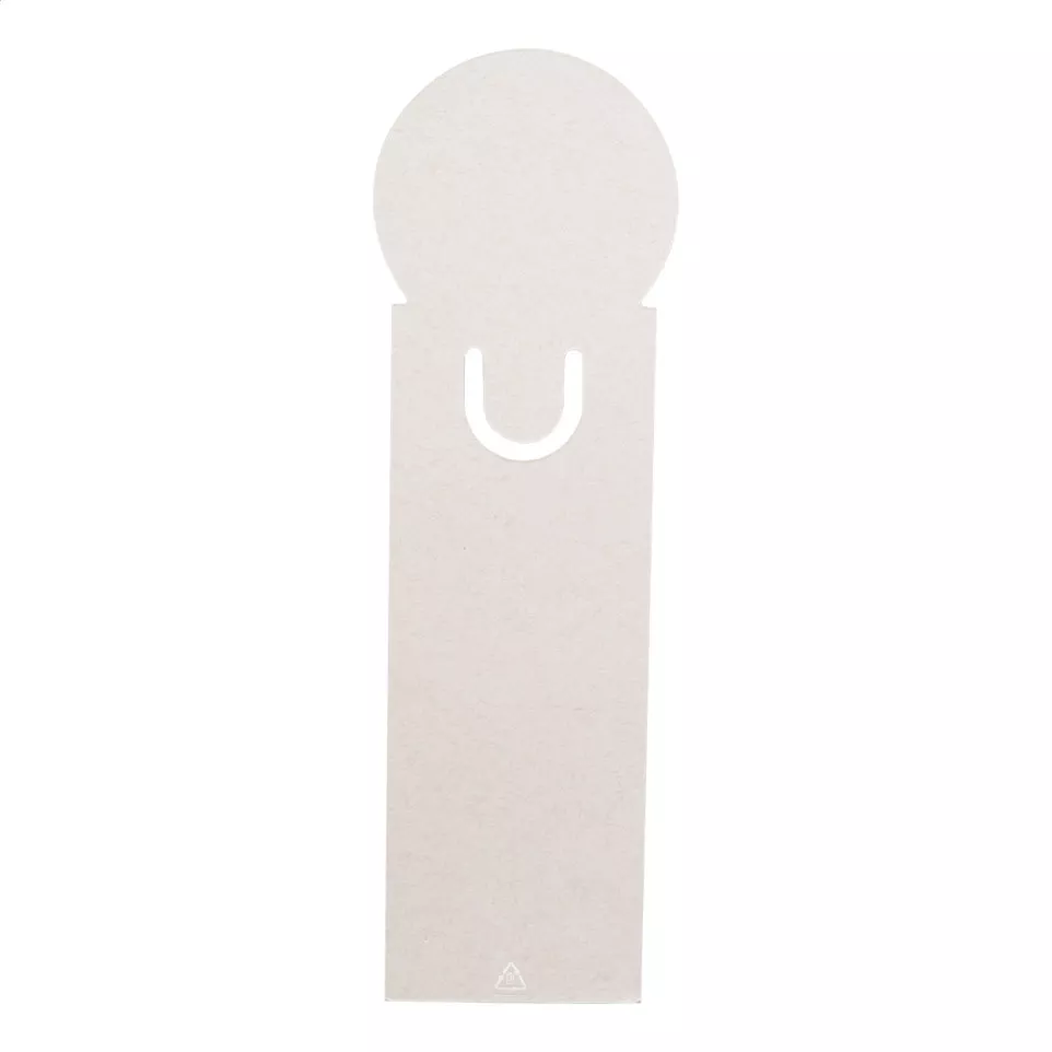 Relact Mark white  milk carton bookmark 