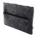 Refelt Comp donker grijs  RPET vilten laptoptas 