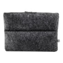 Refelt Comp gris foncé  Sacoche ordinateur portable en feutrine RPET 