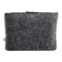 Refelt Comp donker grijs  RPET vilten laptoptas 