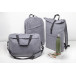 Refelt Docu grey  RPET felt document bag 