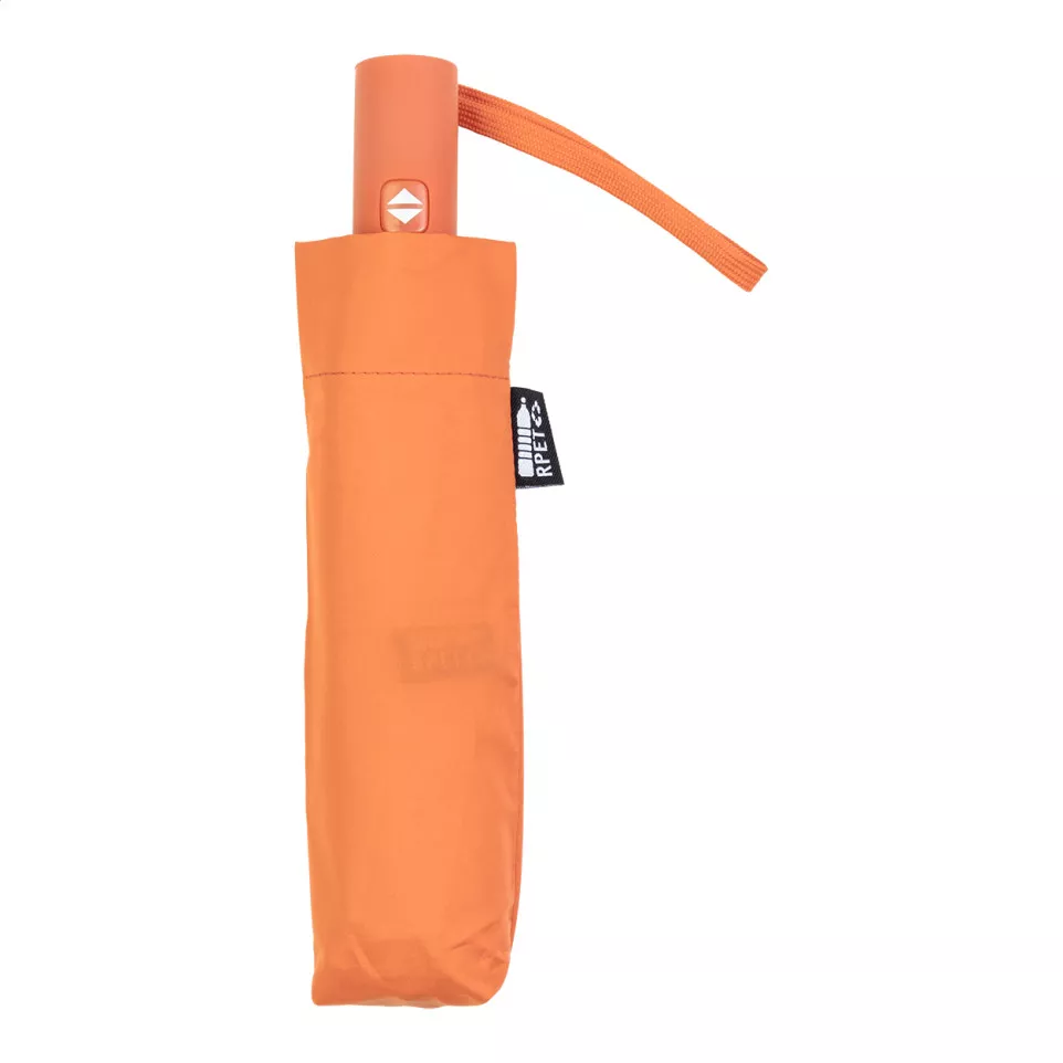 Floccus orange  RPET umbrella 