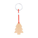 Kymor natuurlijk rood Kerstsleutelhanger, boom 