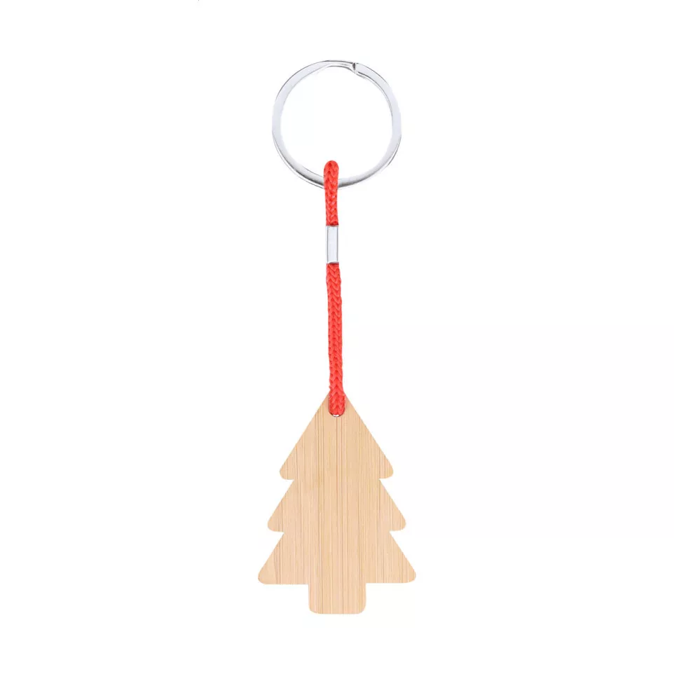 Kymor naturelle rouge Porte-clés sapin 