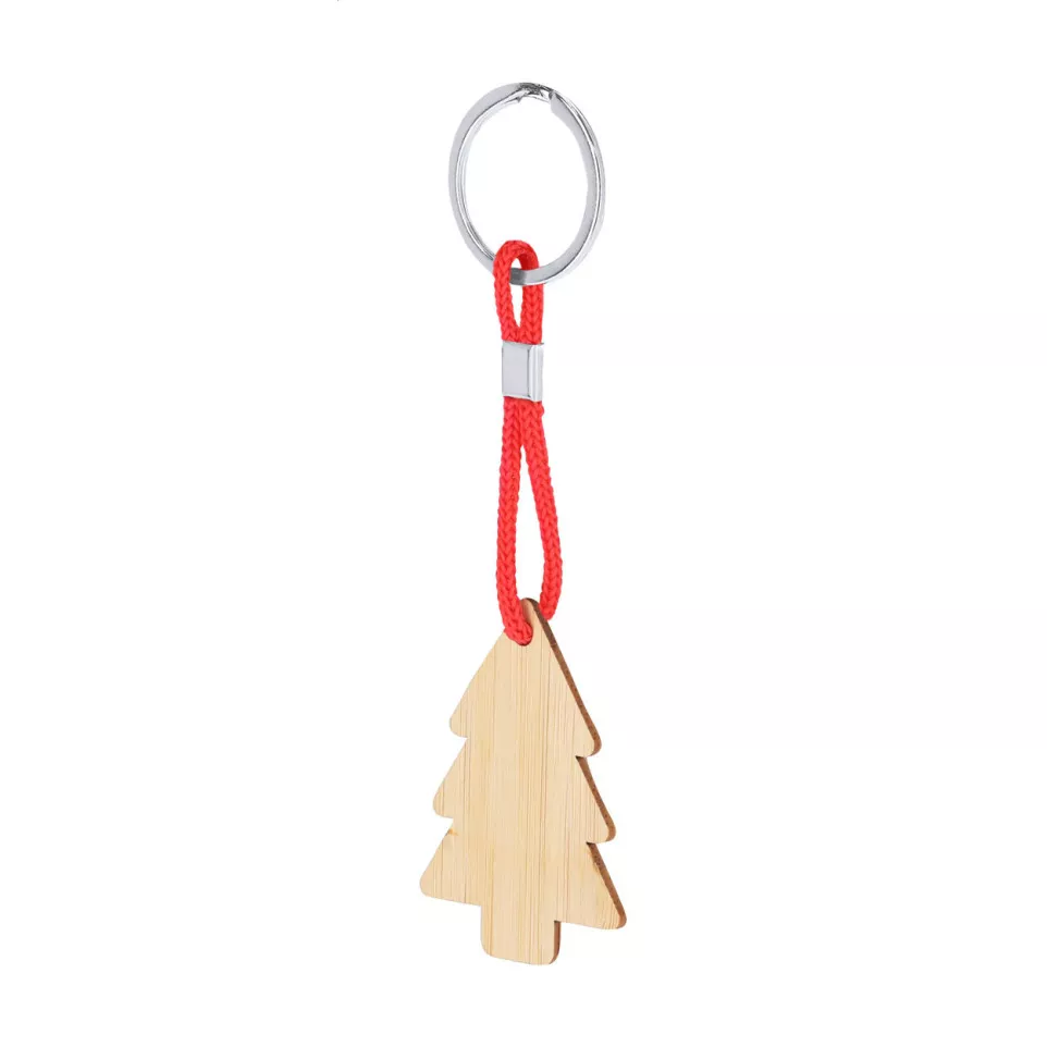Kymor naturelle rouge Porte-clés sapin 