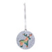 CreaFelt Tree grey  Christmas tree ornament, reindeer 