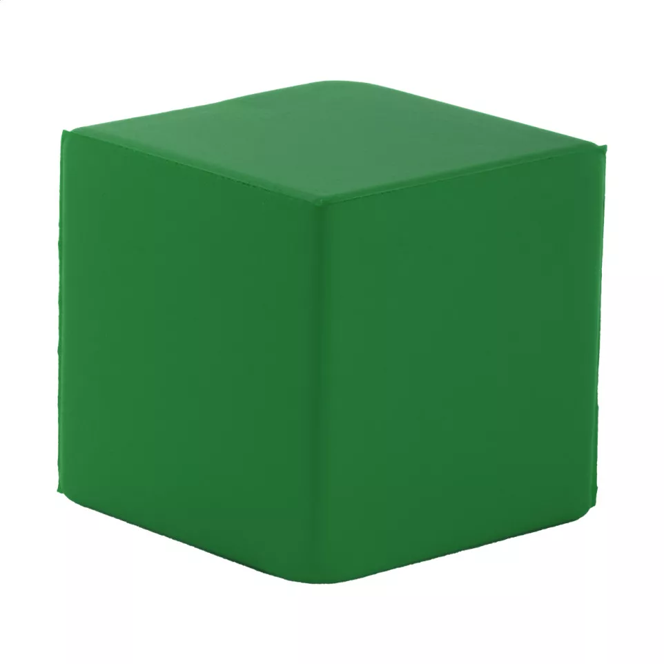 Cubix green  antistress ball 