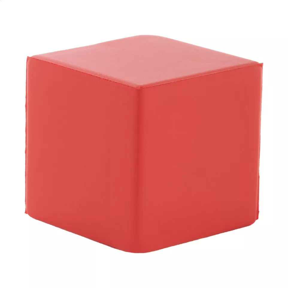 Cubix rood  antistress bal 