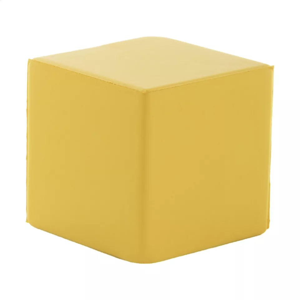Cubix jaune  Balle anti-stress 