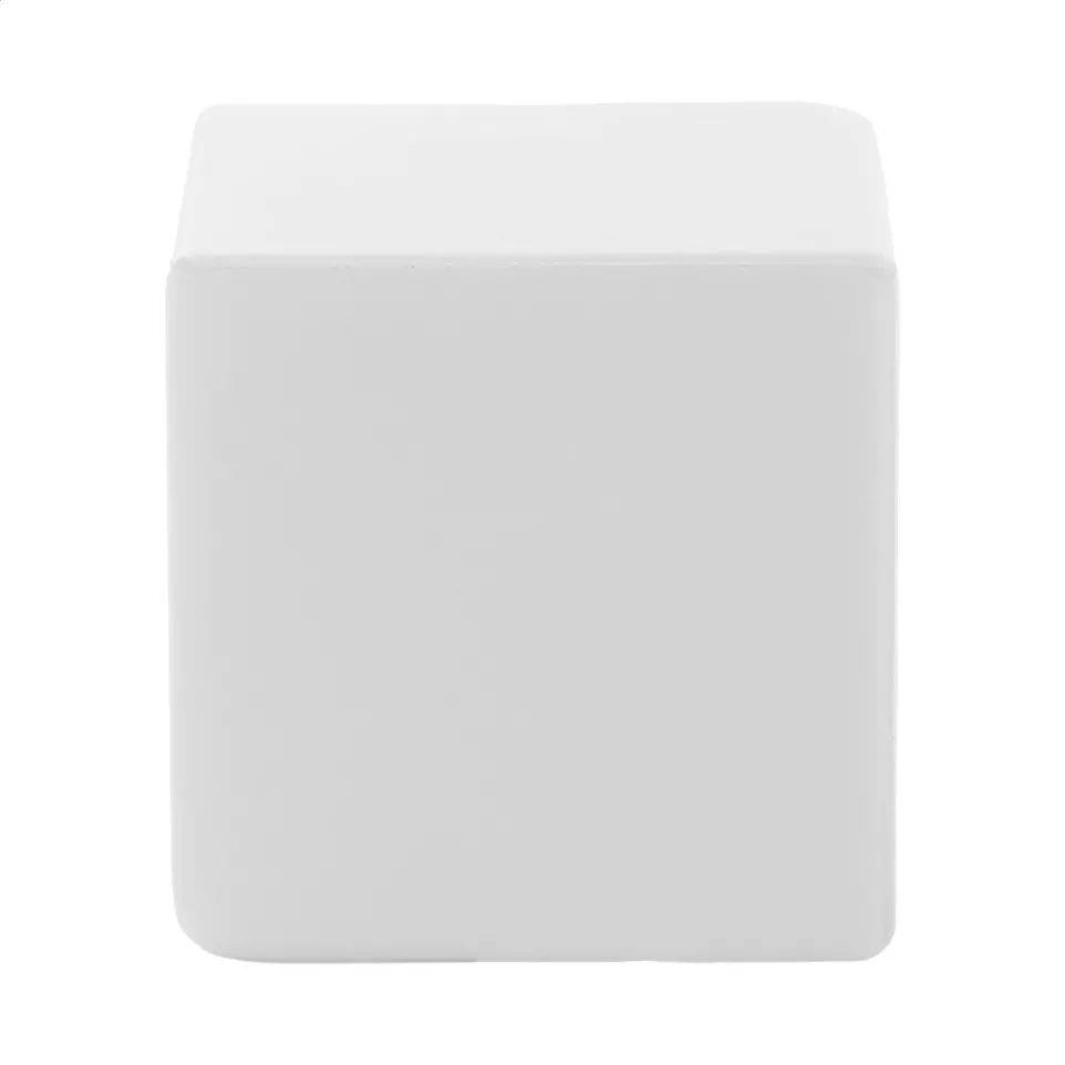Cubix white  antistress ball 