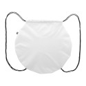 CreaDraw Circle zwart wit custom made tas met trekkoord 