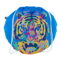 CreaDraw Circle white  custom drawstring bag 