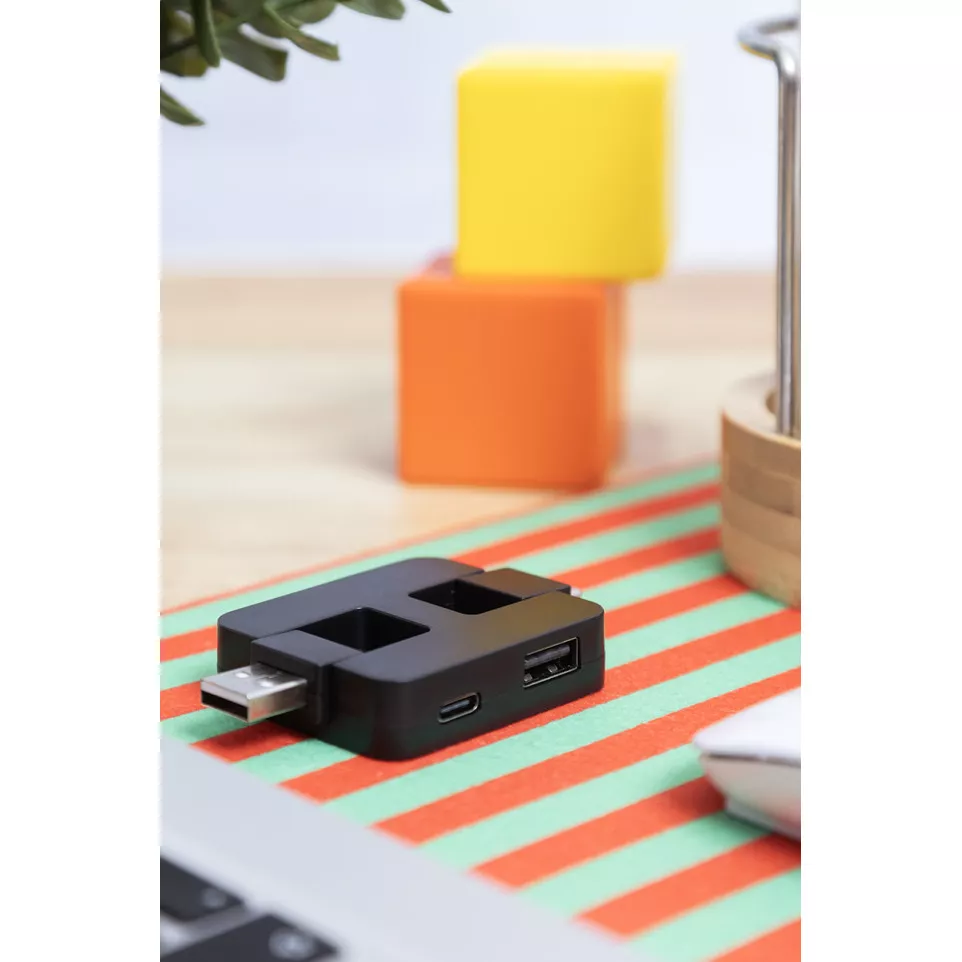 Rahubu black  RABS USB hub 