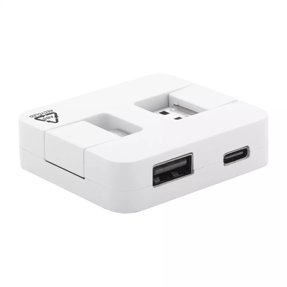 Rahubu blanc  Hub USB RABS 