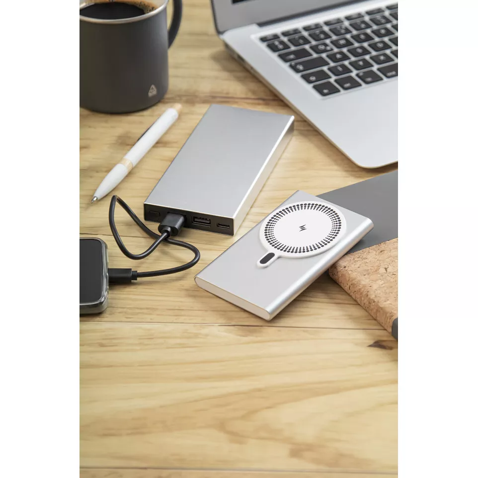 RaluTen silver  power bank 