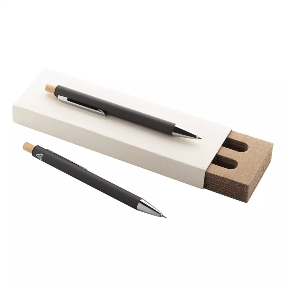 Ralbo gris  Parure de stylos 