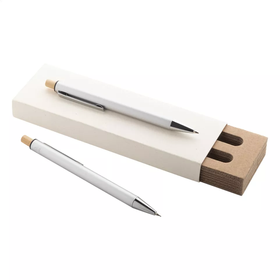 Ralbo argenté  Parure de stylos 