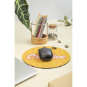 CreaFelt Cursor Round wit   custom made RPET-muismat 