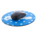CreaFelt Cursor Round wit   custom made RPET-muismat 