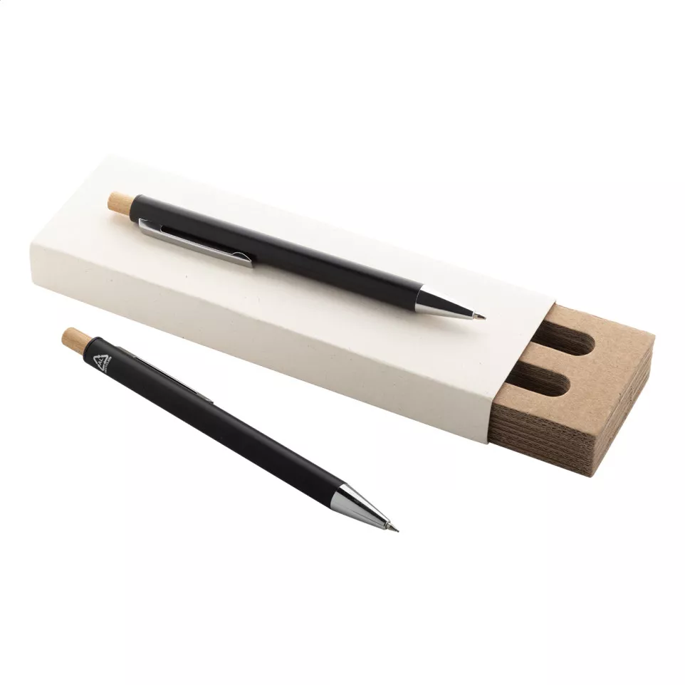 Ralbo noir  Parure de stylos 