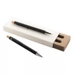 Ralbo noir  Parure de stylos 