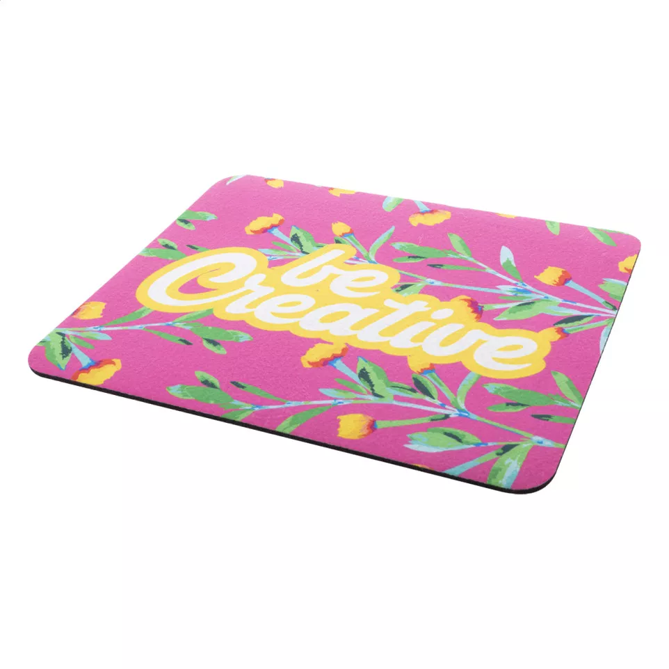 CreaFelt Cursor white  RPET mouse pad 