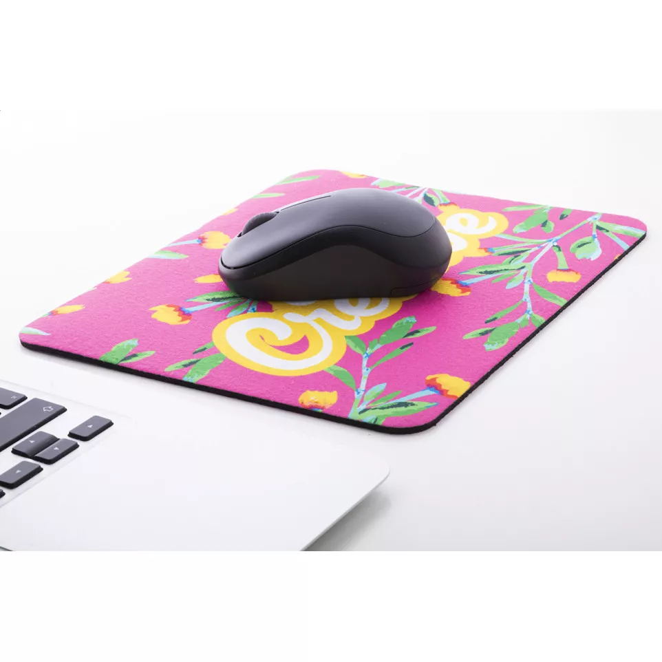 CreaFelt Cursor white  RPET mouse pad 