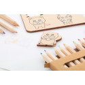 Matchmor natural  colouring shape matching game 