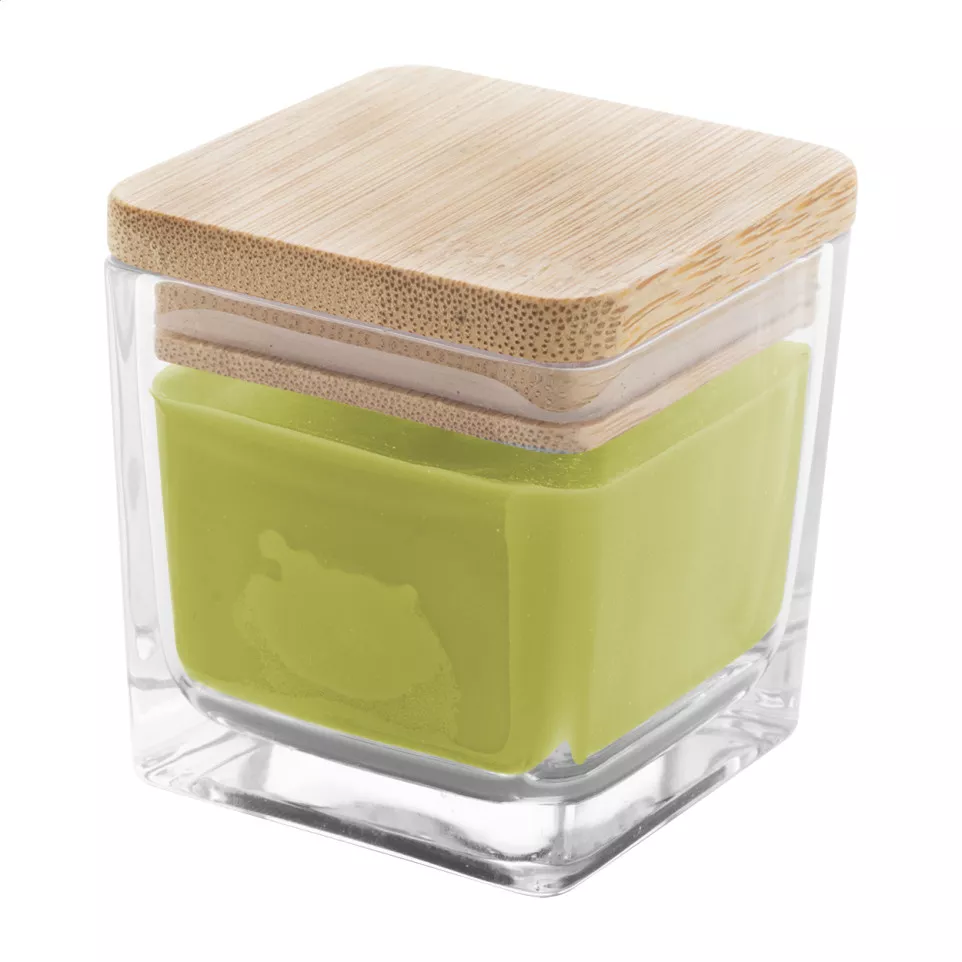 Cubama green  candle, green apple 