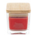 Cubama red  candle, strawberry 