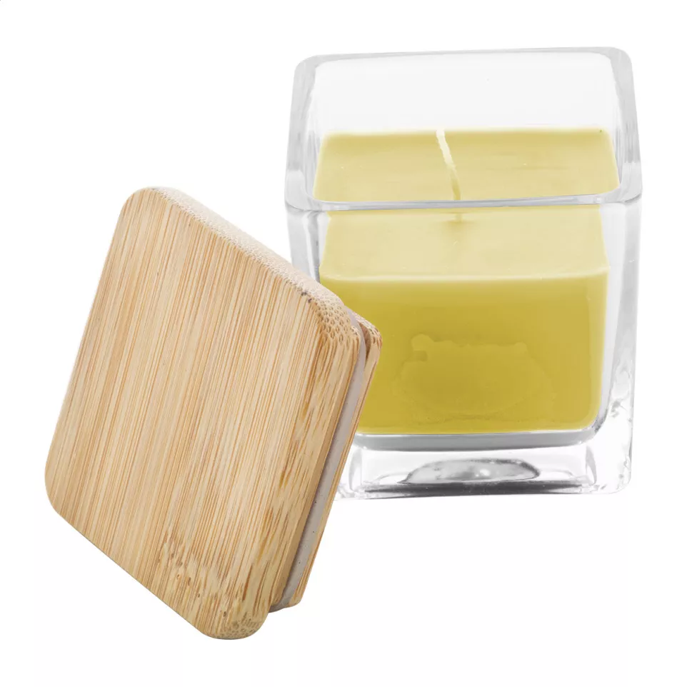 Cubama yellow  candle, lemon 