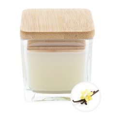 Cubama white  candle, vanilla 