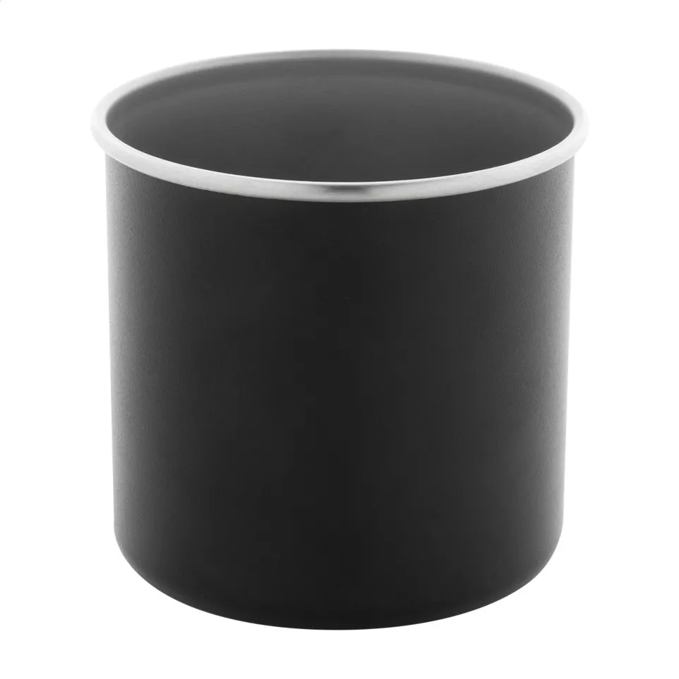 Hossa noir  Mug en acier recyclé 