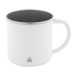 Hossa white  recycled stainless steel mug 