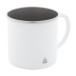 Hossa white  recycled stainless steel mug 