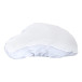 Lumiride white  reflective RPET bicycle seat cover 